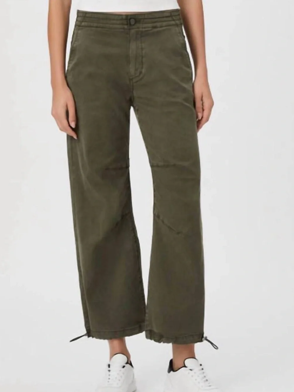 PAIGE women's reid joggers vintage forester green 28 - Picture 1 of 5